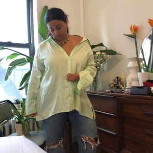 Vintage Eileen Fisher Organic Linen Shirt